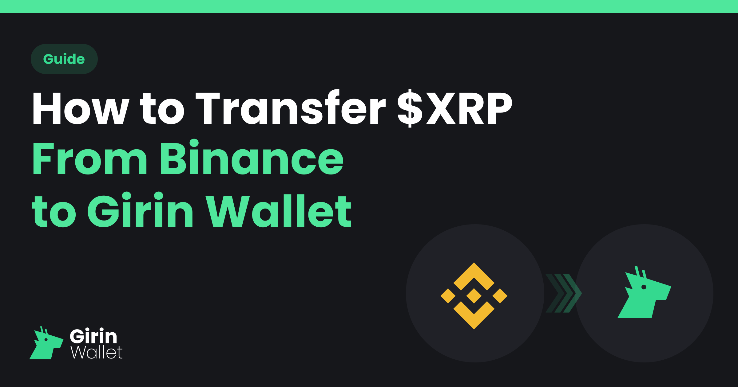 How to Transfer $XRP from Binance to Girin Wallet? - Girin Wallet Official  Blog