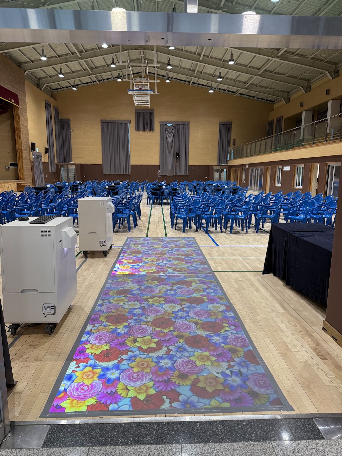 Floor flower-road install