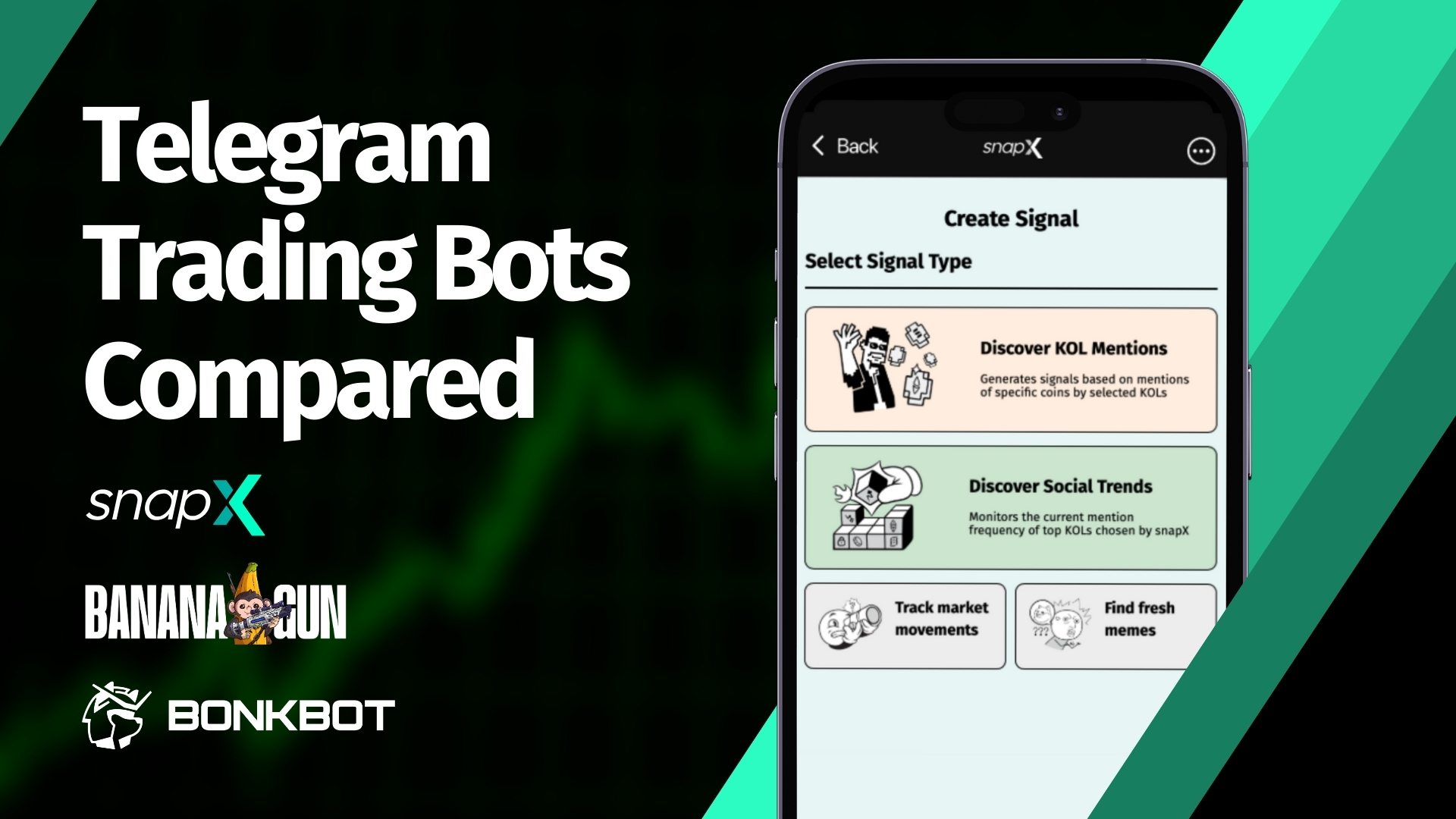 Bananagun vs BONKBot vs SnapX: Telegram Trading Bots Compared - SnapX Blog