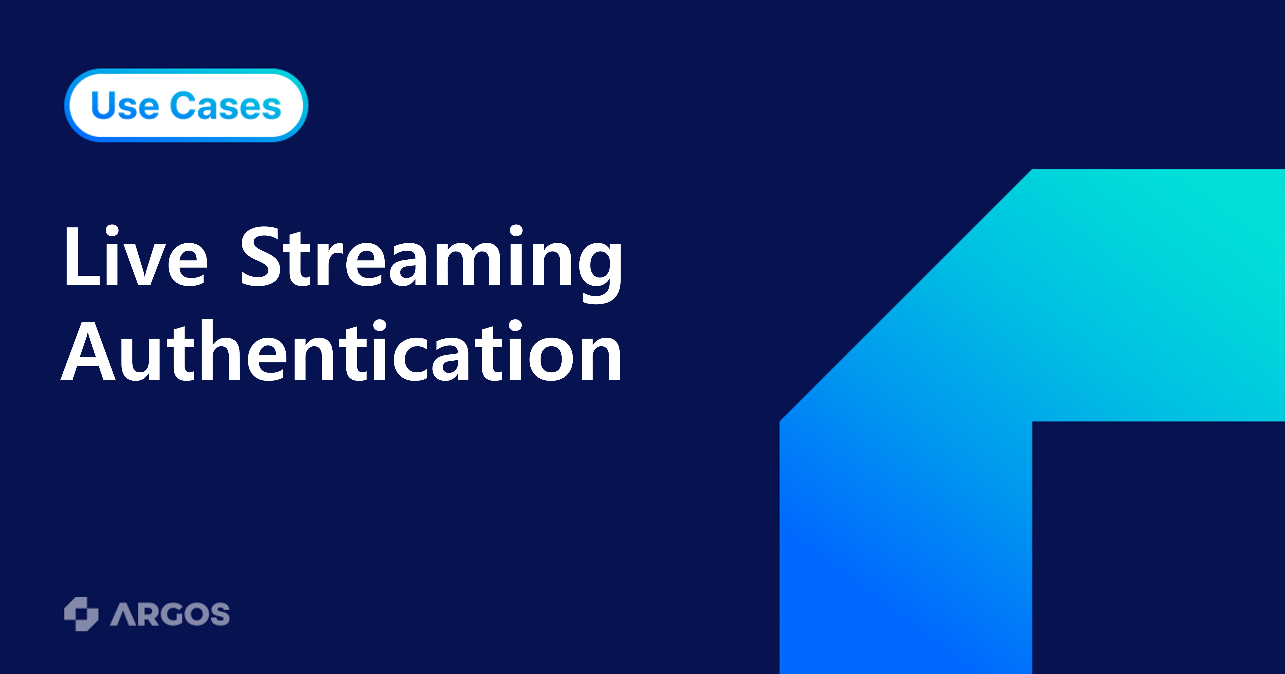 Build a Live Platform Connecting Only Real Streamers and Users with ARGOS KYC Solutions! 