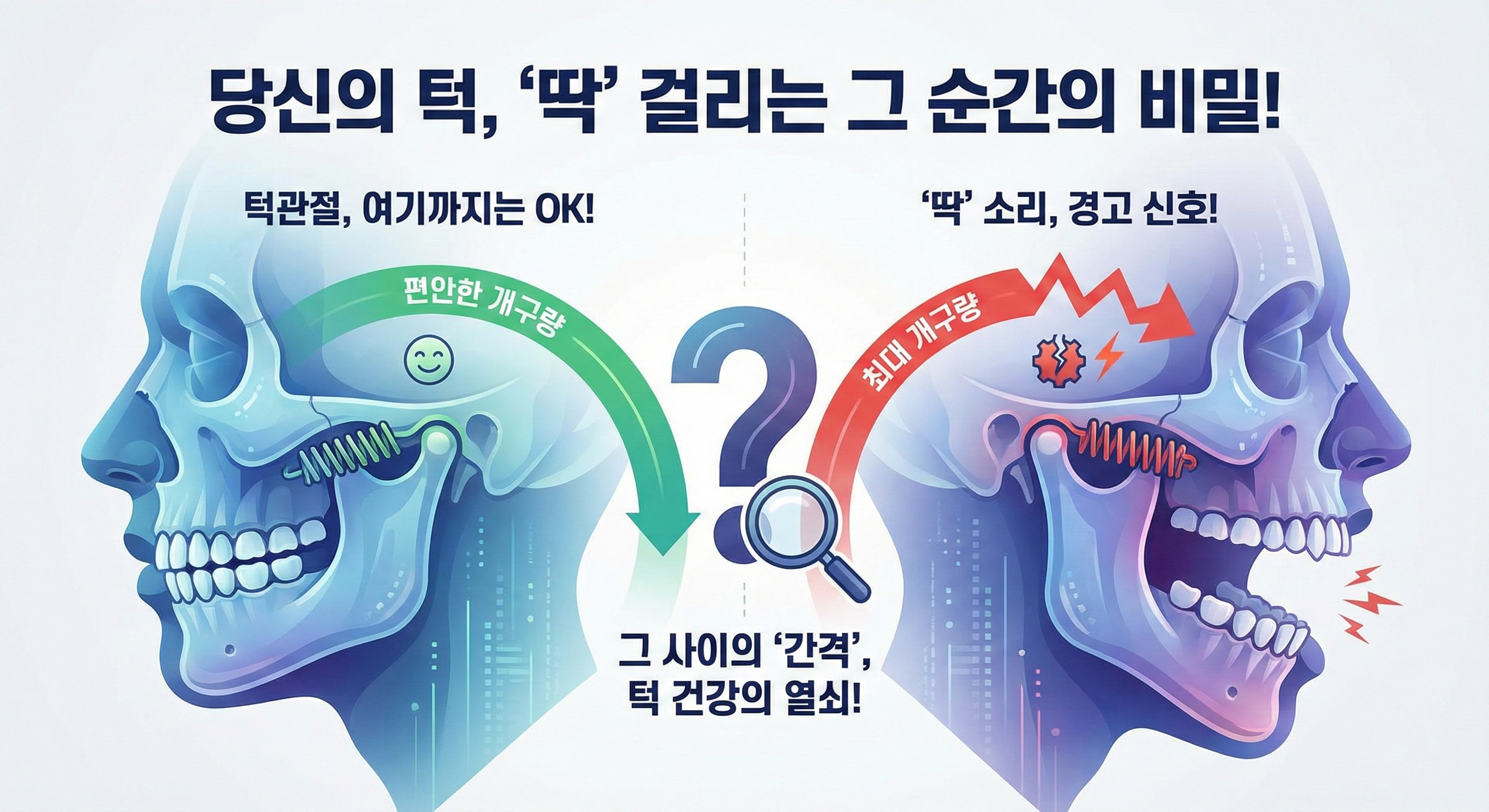정상 개구 범위: 최대 개구량과 편안한 개구량의 차이 — 턱관절 전문의가 알려드리는 진짜 기준