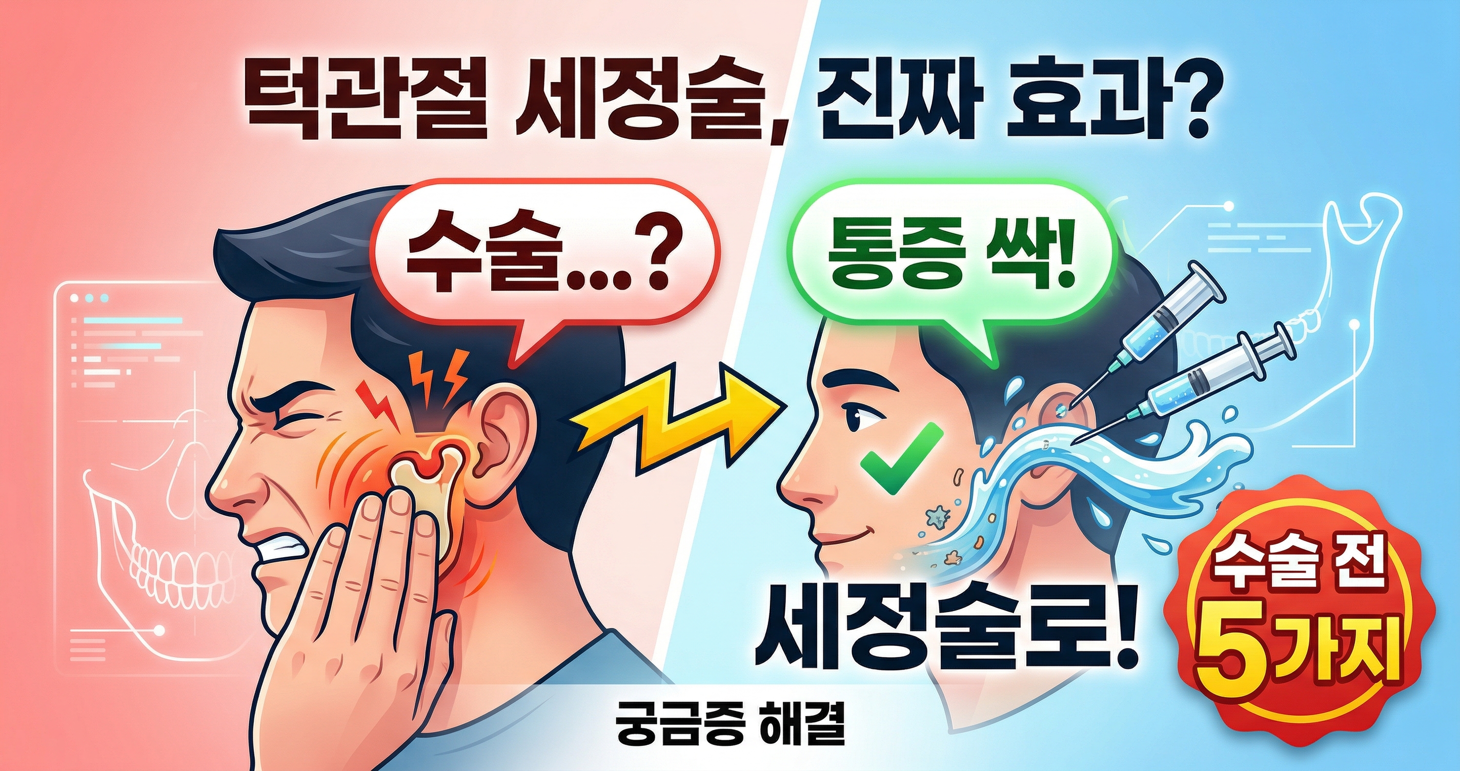 턱관절 세정술, 진짜 효과 있나요? 턱 아플 때 수술 전에 꼭 알아야 할 5가지