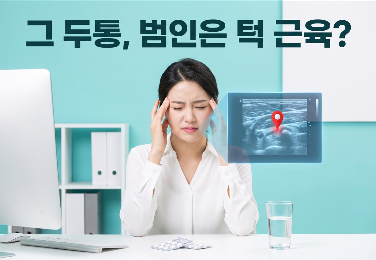 턱 근육이 아픈데 주사를 맞아도 되나요? 초음파 보며 놓는 주사의 차이