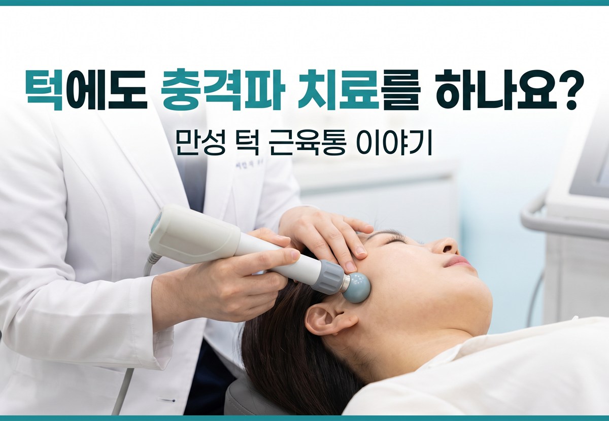 턱관절에도 체외충격파 치료를 하나요? 어떤 경우에 받게 되나요?