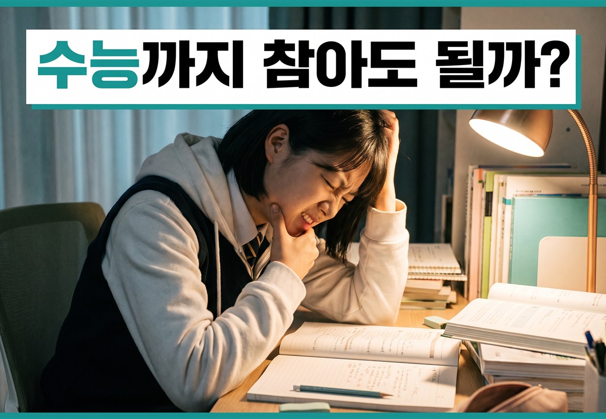시험 기간만 되면 턱이 아파요 — 수능 끝날 때까지 참아도 될까요?