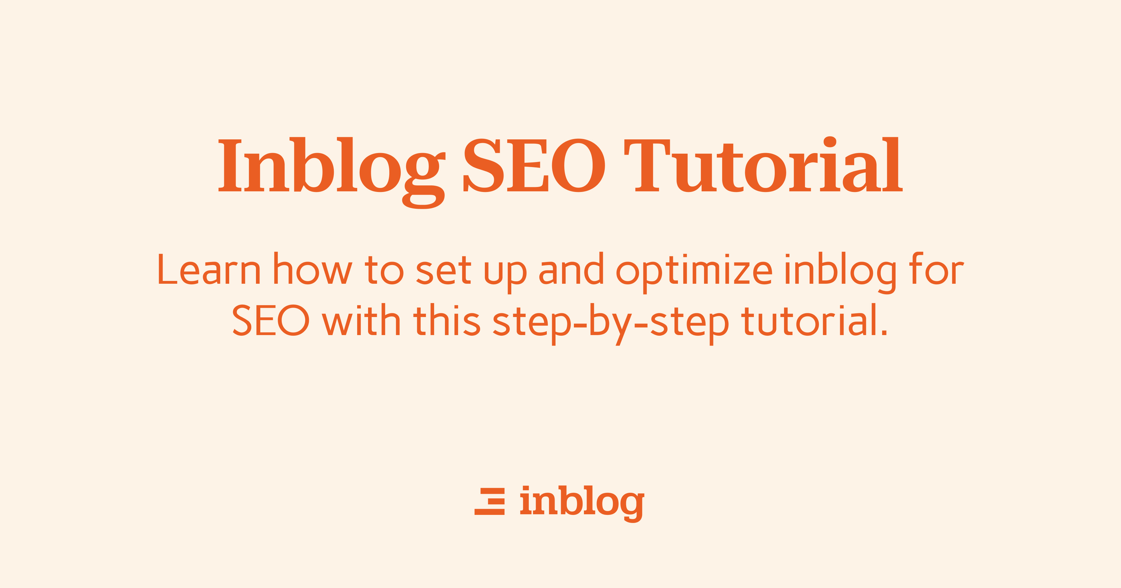 (Sample) Inblog SEO Tutorial: Step-by-Step Guide - MiriCanvas global
